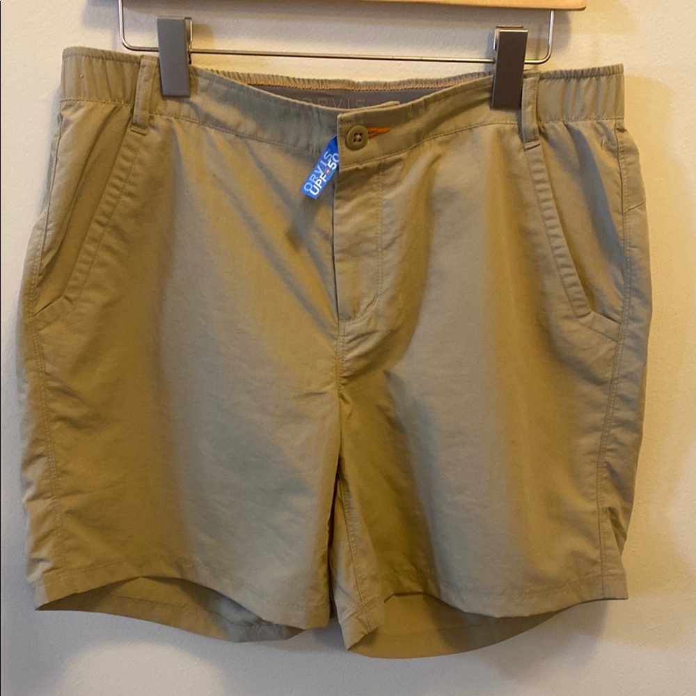 Orvis Outdoor Hiking Shorts tan size 14